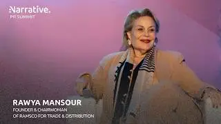 Rawya Mansour Founder & Chairwoman of RAMSCO for Trade & Distribution