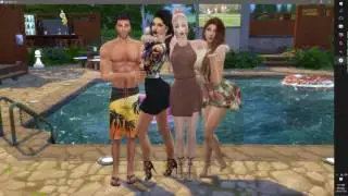 SweetSorrowSims - The Sims 4 Custom Content - SQUAD Pose Pack & How to use the Teleporter Statue.