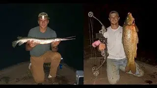 BOWFISHING RIVER MONSTERS!