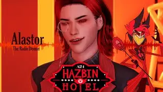 Creating The Radio Demon ALASTOR in The Sims 4 from Hazbin Hotel | Create-a-Sim