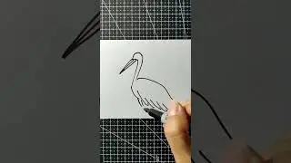 This is My Quick Drawing of Stork