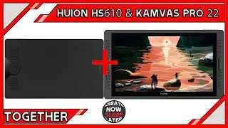 How To use the Huion HS610 and Kamvas Pro 22 together