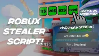 💸ROBUX STEALER💸|PLS DONATE STEALER SCRIPT🤑!/ALL EXECUTERS!