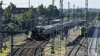 Dampfzug DB 012 104-6 (01 1104) | Bahnhof Itzehoe | 2024-07-20