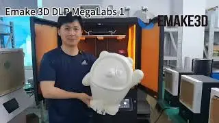 Emake 3D DLP 3D Printer|Large Scale 4K Printing Size|DLP MegaLabs 1 3D Printer