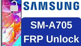 Samsung A70 Frp Bypass Android 10 2020 Solution without Sim Pin