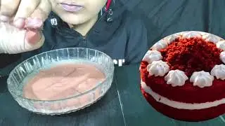 @noopuramom red velvet cake 🎂 asmr