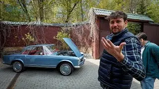 Нашли в замке редкий Mercedes Pagoda!