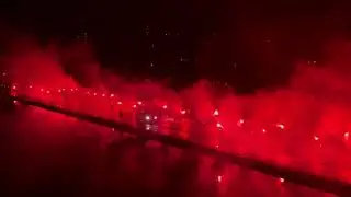 Craquage des supporters du MOBejaia à Paris