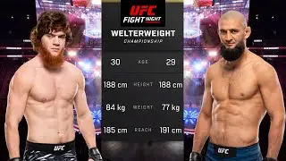 Sharaputdin Magomedov vs Khamzat Chimaev Full Fight - UFC 5 Fight Night
