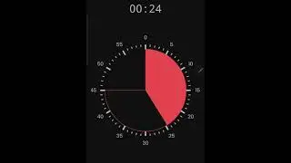 45 Seconds Countdown Timer with clock ticking sound and Cuckoo Finish Bell Good for party timer