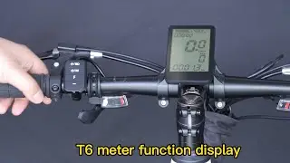 2023 New Design 24v 36v 48v 52v 60v 72v ebike display electric bike meter for electric bicycle kit
