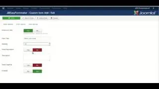 Easy form maker Basic settings