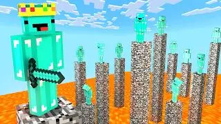 I Trapped 100 Skeppy's, But Lava Rises Every 20 Seconds...