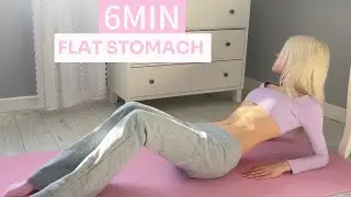 6MIN FLAT STOMACH WORKOUT// SMALL WAIST & FLAT STOMACH// WORKOUT AT HOME