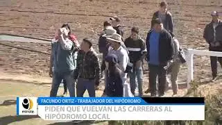 PIDEN QUE VUELVAN LAS CARRERAS AL HIPÓDROMO