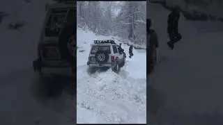 Pajero 2 snow