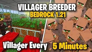 VILLAGER BREEDER BEDROCK 1.21 (MCPE/Xbox/PS4/Nintendo Switch/Windows10)