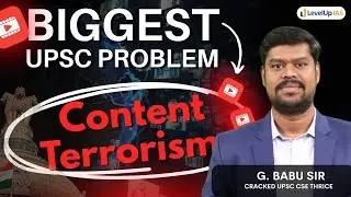 Escape UPSC Content Overdose + 3 Important Pillars | G Babu sir (cracked UPSC thrice)