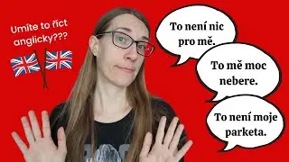 Mluvená angličtina: To není nic pro mě. To mě moc nebere. To není moje parketa.