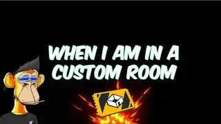 When I Am In A Custom Room And My Friend Messages Me 