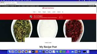 Recipe Template With Avada Live