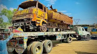 Amazing Restoration of a RUSTY water tanker lying in the ground /