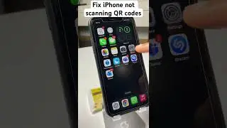 Fix QR code not scanning on iPhone #iphonetips