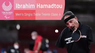 No-Armed Table Tennis Player Ibrahim Hamadtou Against Park Hong-kyu | Table Tennis | Tokyo 2020