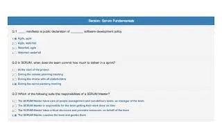 Scrum Fundamental Question and Answer| Latest | MCQ