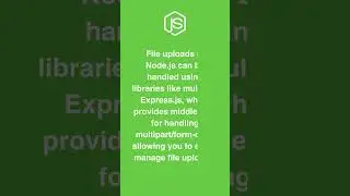 Handling File Uploads in Node.js
