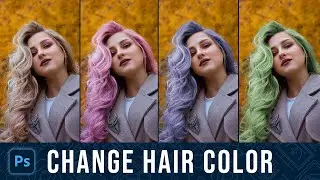 How to Change Hair Color in Photoshop - Adobe Photoshop Tutorial | Magnet Academy