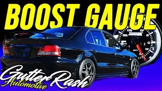 How much BOOST is it making?! // Mitsubishi Galant VR-4 Boost Gauge Install