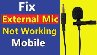 Mobile external MIC not working problem