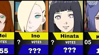 Top 50 Beautiful Female Characters in Naruto (Fan Poll)