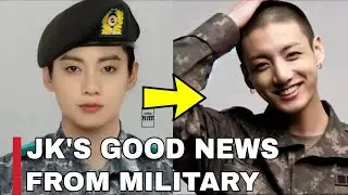 Jungkook's Good News From Military 🥰 JK Latest  Good News 😍 BTS News Today 😍  #bts #jungkook #jk