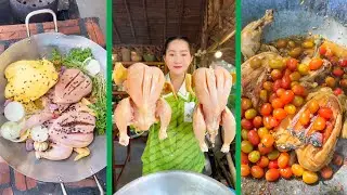 Mommy Sros cook yummy Chicken Butter and braise recipe | Cooking with Sros