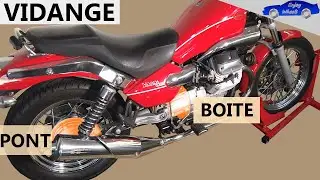 Moto Guzzi Nevada 750 (or Breva) Gearbox and Bevel Drive Oil Change