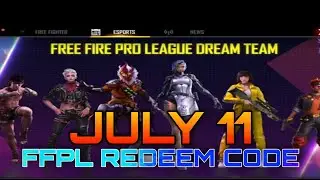 free fire redeem code today || FFPL FREE FIRE PRO LEAGUE DREAM TEAM REDEEM CODE #FFPLredeemcode