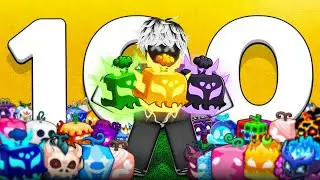 🍇I OPENED SUMMER GACHA 100 TIMES IN BLOX FRUITS / Blox Fruits Roblox