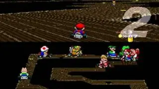 Super Mario Kart Playthrough - Special Cup: Ghost Valley 3