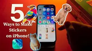 5 Easy Ways to Make Your Own Stickers on iPhone iOS 26 | hidden features, stickers iPhone 