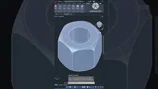 #3d nuts in AutoCAD ,#3d #AutoCAD tutorial #time_saving_command