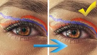 Eay way to make eye dramatic in 1min | eye tutorial | eye editing| eye retouching