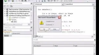 GDG Macros Tutorials Lesson 4 Make a simple Box around some shapes using VBA in CorelDraw