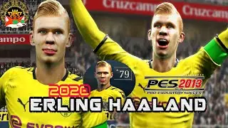 ▶Erling Haaland ★ 2020 ✪ Face & Stats [Pes2013] By ZorrazFaces★