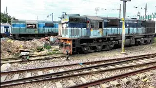 DEPARTING from Lucknow Railway Station •Hub of ALCO's Locomotive | Indian Railways
