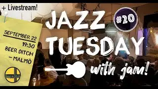 Tuesday Jazz at Beer Ditch #20 September 22, 2020 feat  Magnus Hjorth