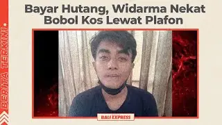 Bayar Hutang, Widarma Nekat Bobol Kos Lewat Plafon
