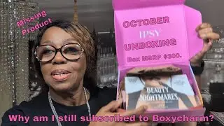 BOXYCHARM by IPSY Unboxing OCTOBER/missing item #seasonedbeautiesunbox #subscriptionbox #boxycharm
